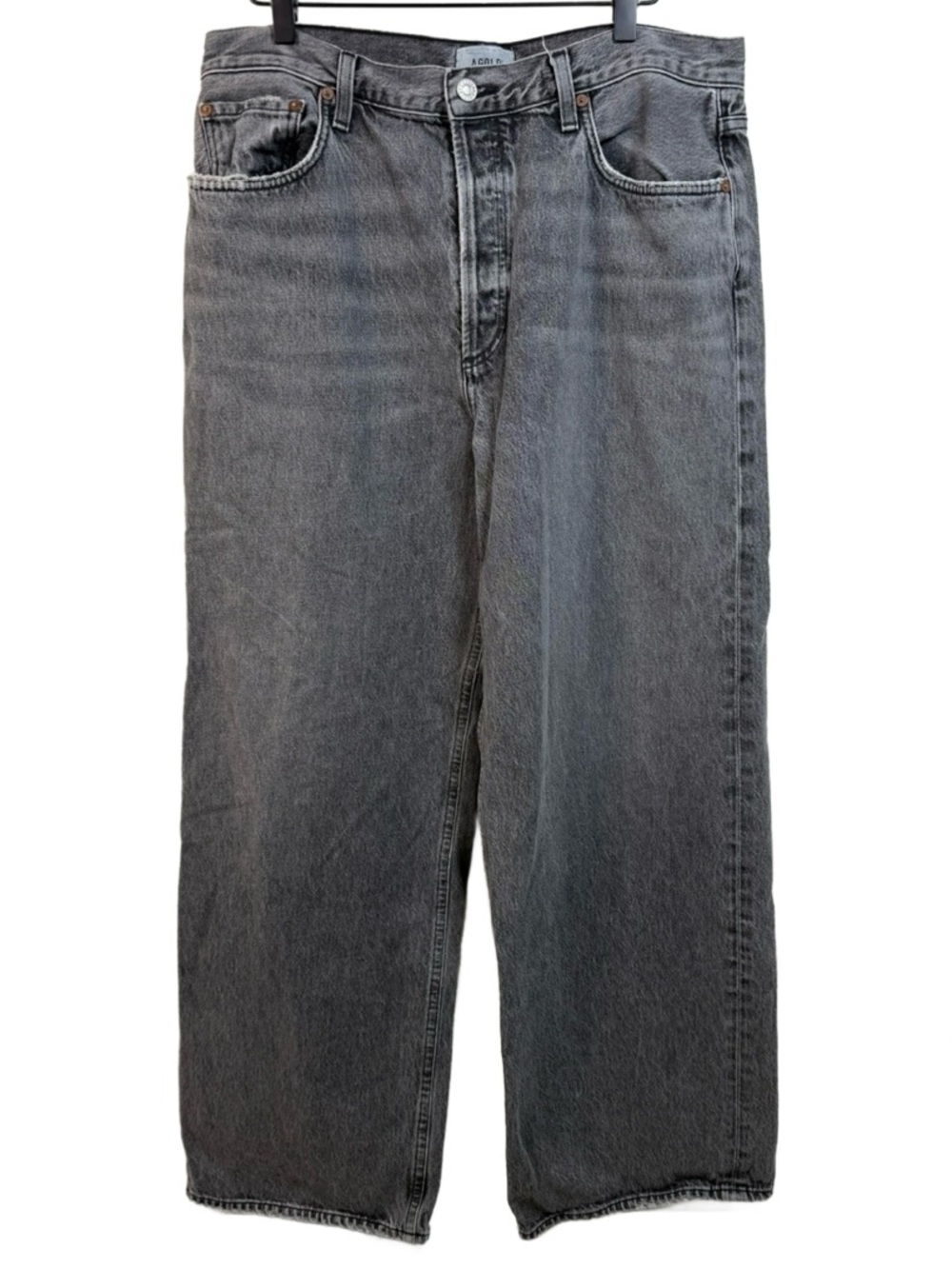 Agolde Wide Leg Jeans in Washed Charcoal NWOT